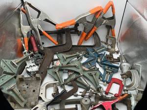 lot 34 image: Huge Clamp Lot including Cincinnati Tool Co.Hargrave