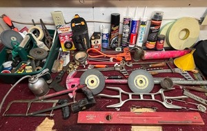 lot 38 image: Huge Assorted Tools and Garage Accessories Lot