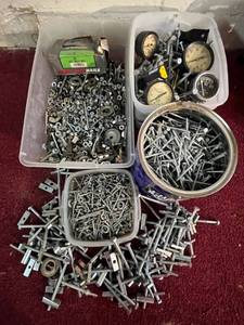 lot 43 image: Huge Lot of Nails, Screws, Nuts, Bolts, and More