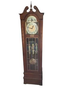 lot 74 image: 1956 A Kuempel Original Chime Grandfather Clock