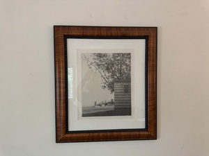 lot 26 image: Framed Black and White Artwork Signed Limited Edition Print