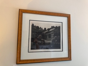 lot 40 image: Framed Limited Edition Landscape Print by K. Newell, 3950
