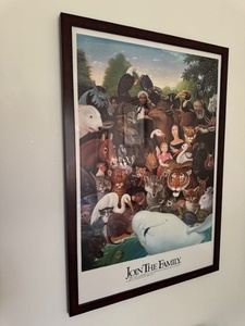 lot 46 image: Framed Join The Family Minnesota Zoological Society Poster