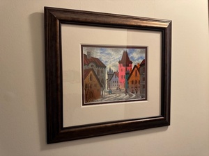 lot 55 image: A. Krasnyansky Signed Limited Edition Lithograph Print Framed