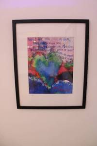 lot 4 image: Framed Artwork Print When Im Sixty-Four Inspired by Song Lyrics