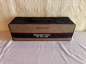 lot 269 image: Sportcraft Bean Bag Toss and Tic Tac Toe Game Set with Carrying Case