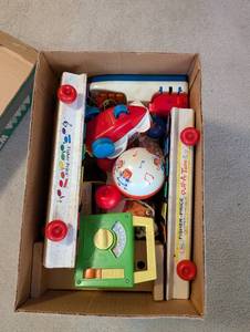 lot 258 image: Collection of Vintage Fisher-Price Pull Toys and Musical Toys