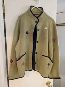 lot 322 image: Wraps by Canvasbacks Wool Blend Jacket with Embroidered Accents Size M