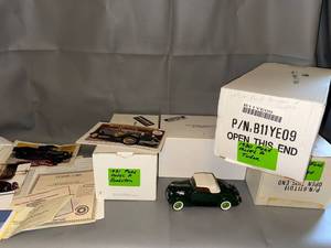 lot 97 image: Danbury Mint Classic Ford Diecast Car Collection with Boxes and Papers