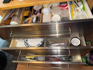 lot 284 image: Assorted Kitchen Tools and Disposable Tableware Collection