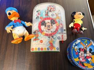 lot 300 image: Vintage Disney Mickey Mouse and Donald Duck Toy Collection