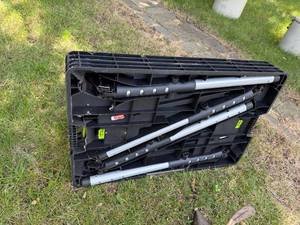 lot 429 image: Folding Portable Workbench with Metal Legs