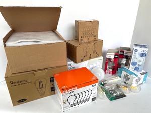 lot 132 image: Assorted LED and Incandescent Light Bulb Collection, Various Brands and Wattages
