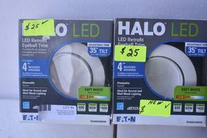 lot 4 image: LED Retrofit Eyeball Trim