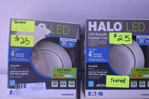 lot 5 image: LED Retrofit Eyeball Trim