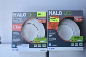 lot 10 image: Halo LED Retrofit Eyeball Trim