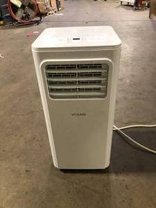 lot 42 image: Vissani 5,000 BTU 115-Volt 3-in-1 Portable Air Conditioner Unit Cools up to 150 sq. ft. with Dehumidifier Missing Pieces Customer Returns See Pictures