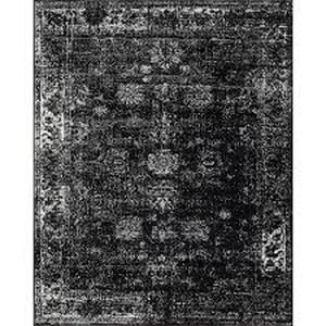 lot 66 image: Unique Loom Sofia Casino Black 9 0 x 12 0 Area Rug  Customer Returns See Pictures