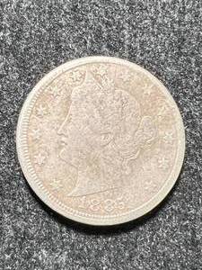 lot 44 image: 1885 US V NICKEL