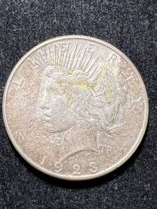 lot 47 image: 1923-S US PEACE SILVER DOLLAR