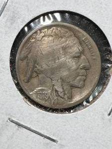 lot 49 image: 1919-S US BUFFALO NICKEL VG