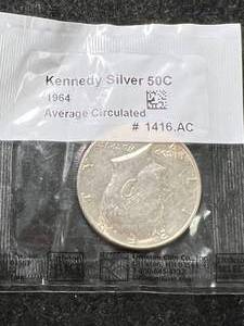 lot 51 image: 1964 US KENNEDY HALF DOLLAR
