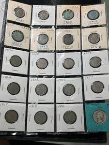 lot 78 image: GROUP OF 20 MISC. US COINS