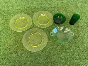 lot 5 image: Green Glass - Some Uranium