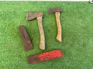 lot 48 image: Hatchets & Splitting Wedges