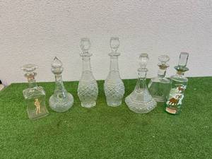 lot 79 image: Glass Decanters