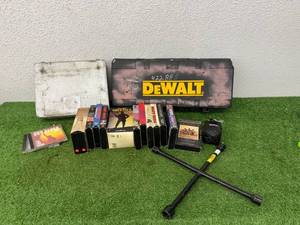 lot 107 image: VCR Tapes, Empty Tool Cases & Tire Iron