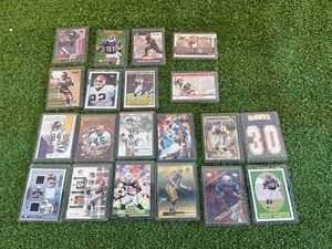 lot 160 image: Football Cards - Brett Favre, Joe Montana, Randy Moss