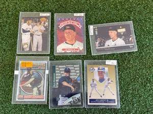 lot 175 image: Baseball Cards - Ken Griffey Jr, Randy Johnson, Mickey Mantle