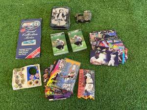 lot 181 image: Mixed Lot - Trading Cards, Golf Cards, Pins & Decals