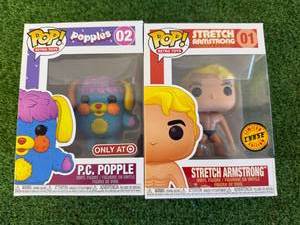 lot 220 image: Funko Pop PC Popple & Stretch Armstrong