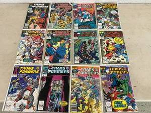 lot 196 image: Trans Formers Comic Books