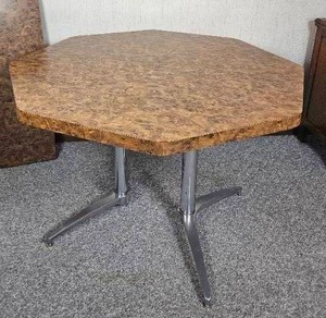 lot 17 image: Retro Burle Wood Veneer Mid Century Dining Table