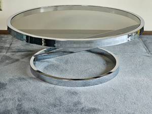 Vintage Milo Baughman Zig Zag MCM Coffee Table