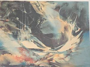 lot 7 image: City on the Cliff Leonardo Nierman Sign & Number Print Mexican Postwar Modern Artist