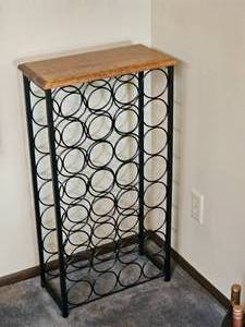 lot 42 image: Contemporary Wine Rack Consol