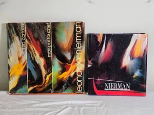 lot 33 image: Gallery Quality Art Book Pair Leonardo Nierman  Nierman Genesis De Un Sueno