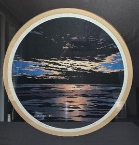 lot 77 image: SIGNED Fine Art Landscape Print - Byron Birdsall - McKinley Moonlight - 108500
