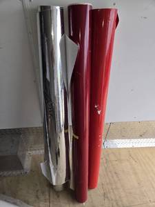 lot 7 image: Oracal and other 48 Vinyl Rolls including Red and Silver Film