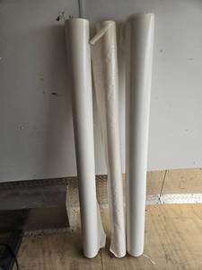 lot 12 image: 54 Clear Vinyl Overlaminate Rolls