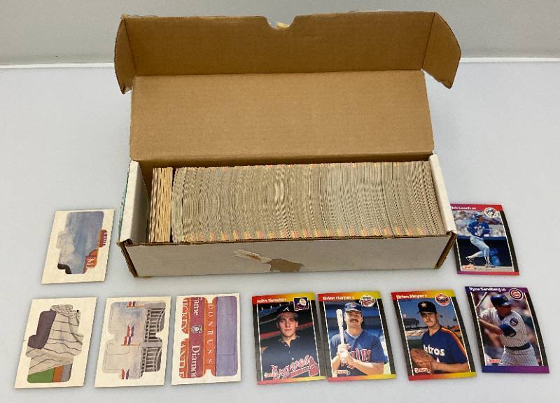 lot 89 image: 1989 Donruss Unsorted Baseball Cards