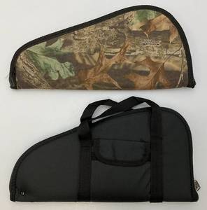 lot 21 image: Misc. Clam Shell Soft Sided Pistol Cases 14 New