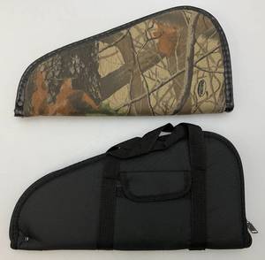 lot 29 image: Misc. Clam Shell Soft Sided Pistol Cases 14 New