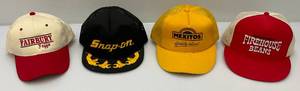 lot 37 image: Misc. Vintage Snapback Hats Including Snap-On And More