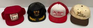 lot 38 image: Misc. Vintage Snapback Hats Including Gold Wing And More