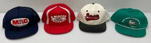 lot 39 image: Misc. Vintage Snapback Trucking Hats Including MAC, Peterbilt And More